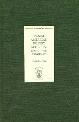 Shaw |  Spanish American Poetry after 1950 | eBook | Sack Fachmedien