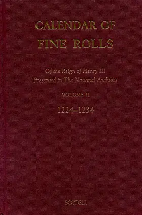 Carpenter / Dryburgh / Hartland |  Calendar of the Fine Rolls of the Reign of Henry III [1216-1248]: II: 1224-1234 | eBook | Sack Fachmedien