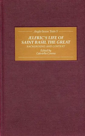 Corona | Aelfric's Life of Saint Basil the Great: Background and Context | E-Book | sack.de