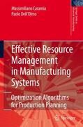 Caramia / Dell'Olmo |  Effective Resource Management in Manufacturing Systems | Buch |  Sack Fachmedien