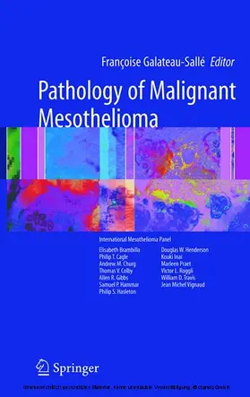 Galateau-Sallé | Pathology of Malignant Mesothelioma | E-Book | www.sack.de