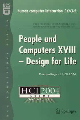 Fincher / Markpoulos / Moore | People and Computers XVIII - Design for Life | E-Book | sack.de