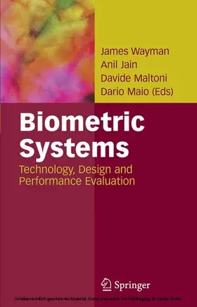 Wayman / Jain / Maltoni |  Biometric Systems | eBook | Sack Fachmedien