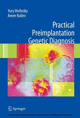 Verlinsky / Kuliev |  Practical Preimplantation Genetic Diagnosis | eBook | Sack Fachmedien