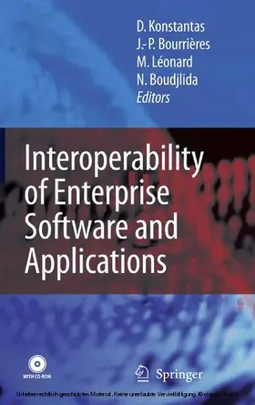 Konstantas / Bourrières / Léonard |  Interoperability of Enterprise Software and Applications | eBook | Sack Fachmedien