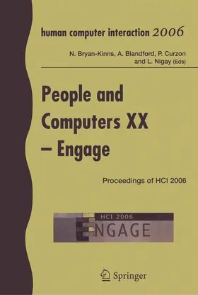 Bryan-Kinns / Blandford / Curzon |  People and Computers XX - Engage | Buch |  Sack Fachmedien