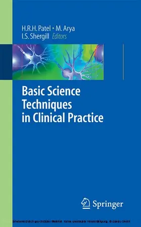 Patel / Arya / Shergill | Basic Science Techniques in Clinical Practice | E-Book | www.sack.de