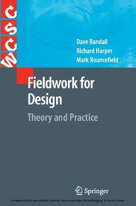 Randall / Harper / Rouncefield |  Fieldwork for Design | eBook | Sack Fachmedien