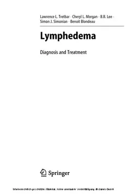 Tretbar / Morgan / Lee | Lymphedema | E-Book | www.sack.de