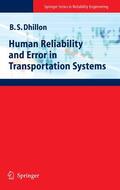 Dhillon |  Human Reliability and Error in Transportation Systems | eBook | Sack Fachmedien