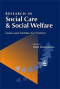 Humphries |  Research in Social Care and Social Welfare | eBook | Sack Fachmedien