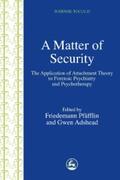 Pfafflin / Adshead |  A Matter of Security | eBook | Sack Fachmedien