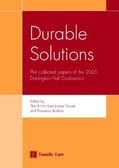 Thorpe |  Durable Solutions: The Collected Papers of the 2005 Dartington Hall Conference | Buch |  Sack Fachmedien