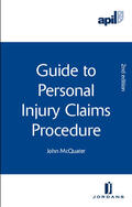 McQuater |  APIL Guide to Personal Injury Claims Procedure | Buch |  Sack Fachmedien