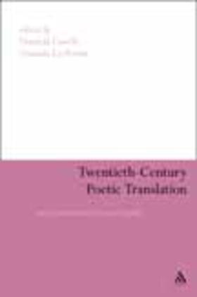 Caselli / La Penna |  Twentieth-Century Poetic Translation: Literary Cultures in Italian and English | Buch |  Sack Fachmedien