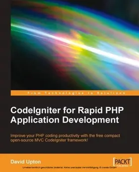 Upton |  CodeIgniter for Rapid PHP Application Development | eBook | Sack Fachmedien