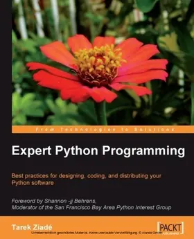 Ziade |  Expert Python Programming | eBook | Sack Fachmedien