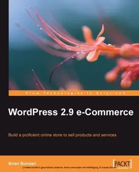 Bondari |  WordPress 2.9 E-Commerce | eBook | Sack Fachmedien