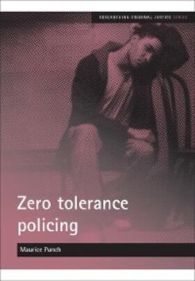 Punch | Zero tolerance policing | E-Book | sack.de