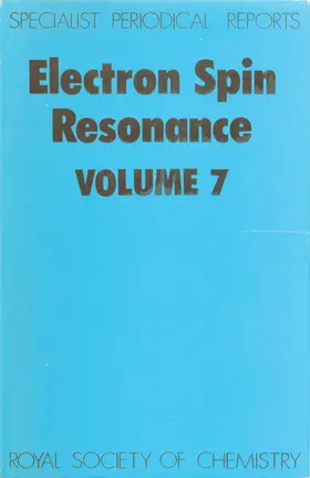 Ayscough | Electron Spin Resonance | E-Book | www.sack.de