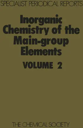 Addison |  Inorganic Chemistry of the Main-Group Elements | eBook | Sack Fachmedien