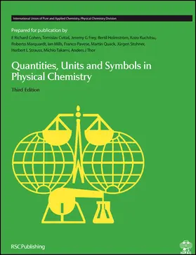 Quack / Cohen / Stohner |  Quantities, Units and Symbols in Physical Chemistry | eBook | Sack Fachmedien