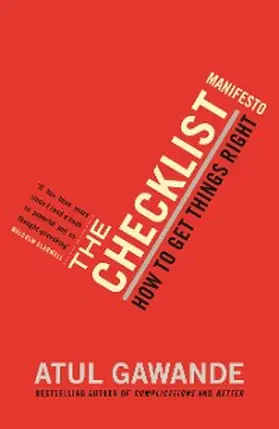 Gawande |  The Checklist Manifesto | eBook | Sack Fachmedien