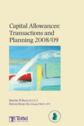 Wilson |  Capital Allowances: Transactions and Planning 2008/09 | Buch |  Sack Fachmedien