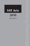 Butler |  VAT Acts 2010 | Buch |  Sack Fachmedien