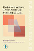 Wilson / Bone |  Capital Allowances: Transactions and Planning 2010/11 | Buch |  Sack Fachmedien