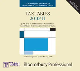 Laing |  Tax Tables Budget no.2 2010 | Buch |  Sack Fachmedien