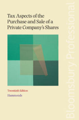  Tax Aspects of the Purchase and Sale of a Private Company's Shares | Buch |  Sack Fachmedien
