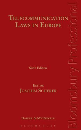 Scherer | Telecommunication Laws in Europe | Buch | 978-1-84766-885-1 | sack.de
