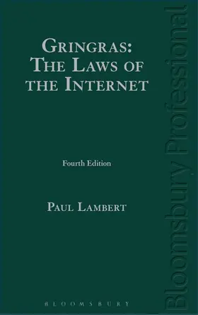 Lambert |  Gringras: The Laws of the Internet | Buch |  Sack Fachmedien