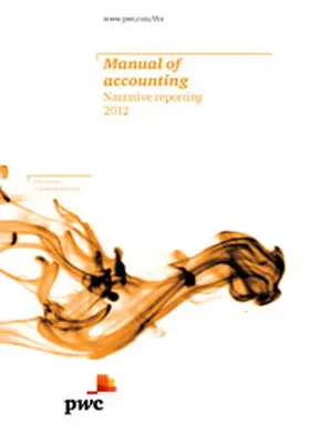 PwC |  Manual of Accounting: Narrative Reporting 2012 | Buch |  Sack Fachmedien