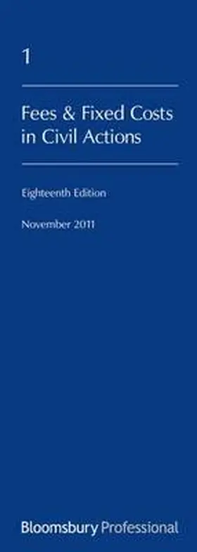 Biggs |  Lawyers Costs and Fees: Fees and Fixed Costs in Civil Actions | Buch |  Sack Fachmedien