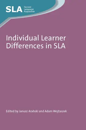Arabski / Wojtaszek |  Individual Learner Differences in SLA | eBook | Sack Fachmedien