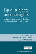 Evans / Grimshaw / Philips |  Equal subjects, unequal rights | eBook | Sack Fachmedien