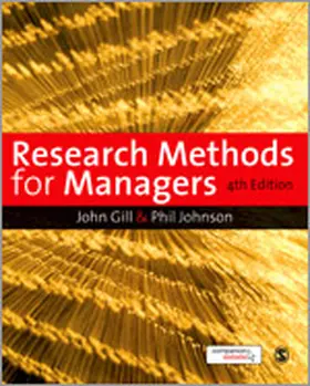 Gill / Johnson | Research Methods for Managers | Buch | 978-1-84787-093-3 | www.sack.de