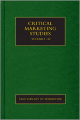 Tadajewski / Maclaran |  Critical Marketing Studies | Buch |  Sack Fachmedien