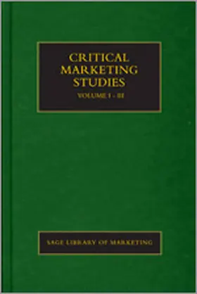 Tadajewski / Maclaran |  Critical Marketing Studies | Buch |  Sack Fachmedien