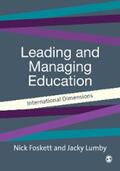Foskett / Lumby |  Leading and Managing Education | eBook | Sack Fachmedien