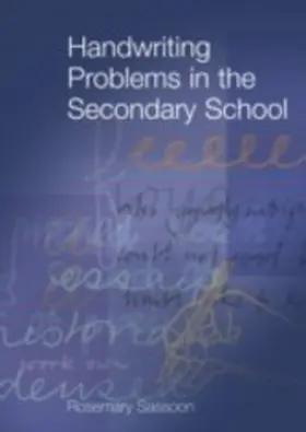 Sassoon |  Handwriting Problems in the Secondary School | eBook | Sack Fachmedien