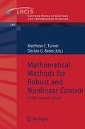 Bates / Turner |  Mathematical Methods for Robust and Nonlinear Control | Buch |  Sack Fachmedien