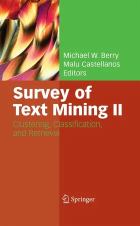 Berry / Castellanos | Survey of Text Mining II | E-Book | sack.de