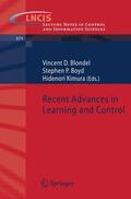 Blondel / Kimura / Boyd |  Recent Advances in Learning and Control | Buch |  Sack Fachmedien