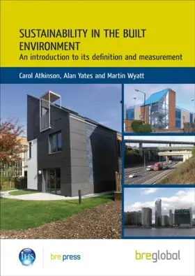 Atkinson |  Sustainability in the Built Environment | Buch |  Sack Fachmedien