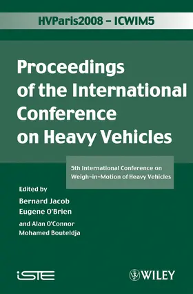Jacob / O'Brien / O'Connor |  Icwim 5, Proceedings of the International Conference on Heavy Vehicles | Buch |  Sack Fachmedien