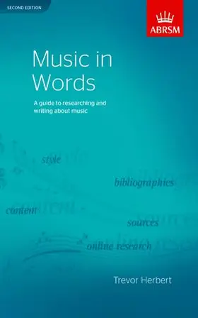 Herbert |  Music in Words, Second Edition | Buch |  Sack Fachmedien