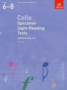  Cello Specimen Sight-Reading Tests, ABRSM Grades 6-8 | Buch |  Sack Fachmedien